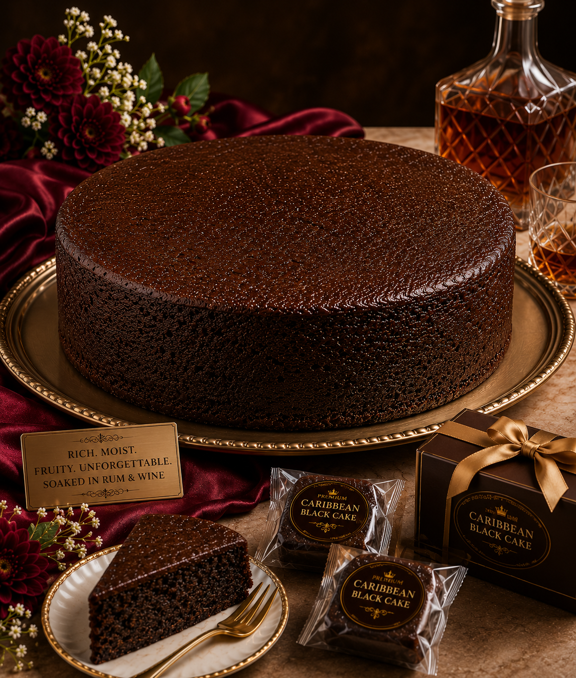Medium Deep Pan 6.5-Inch Premium Caribbean Black Cake