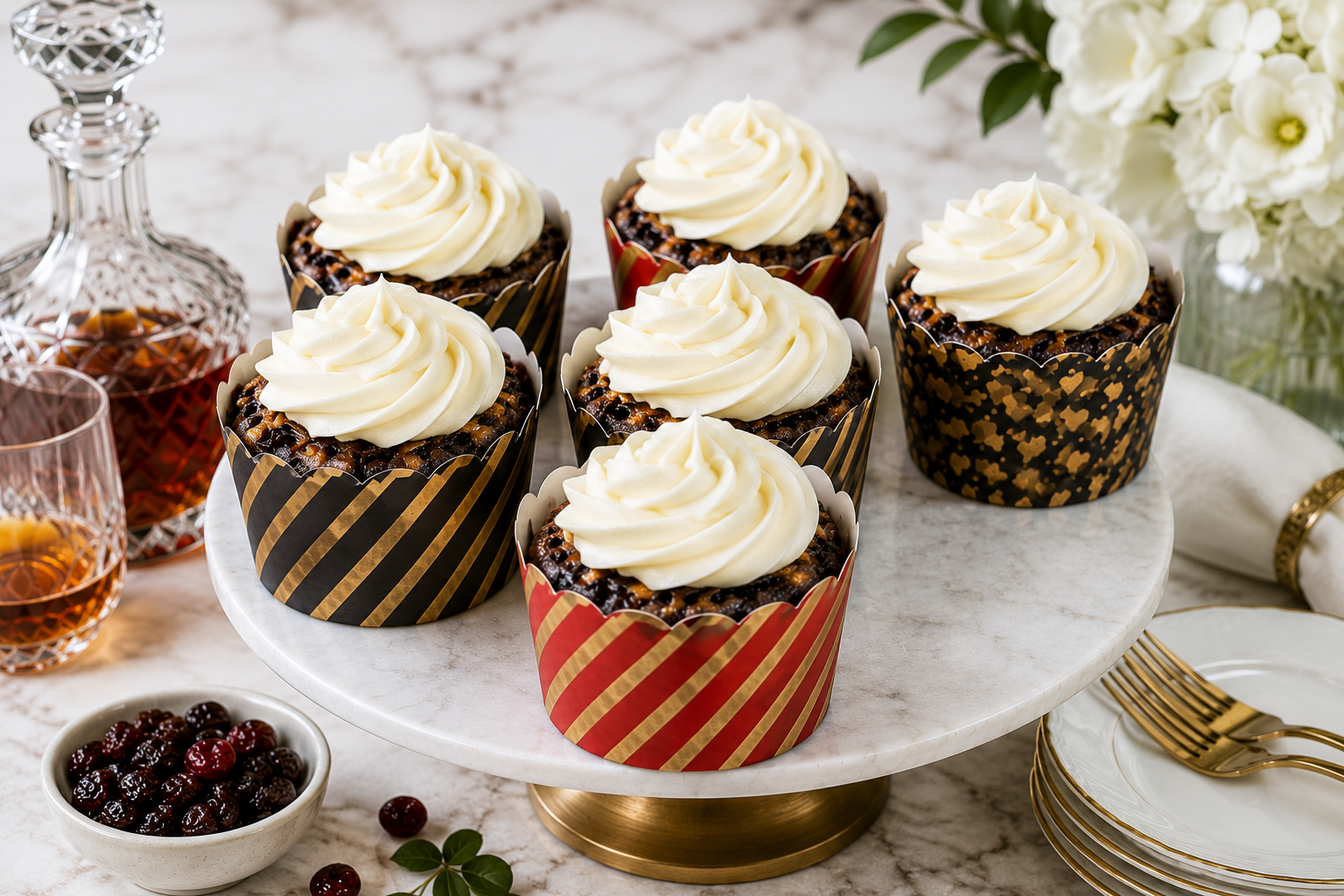Black Cake Cupcakes 6-Pack XL