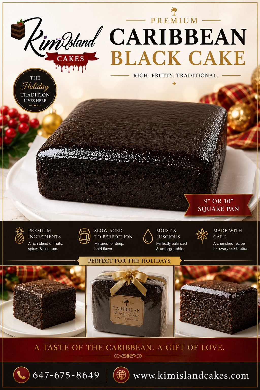 Premium Wedding Cake Display — 8.5-Inch