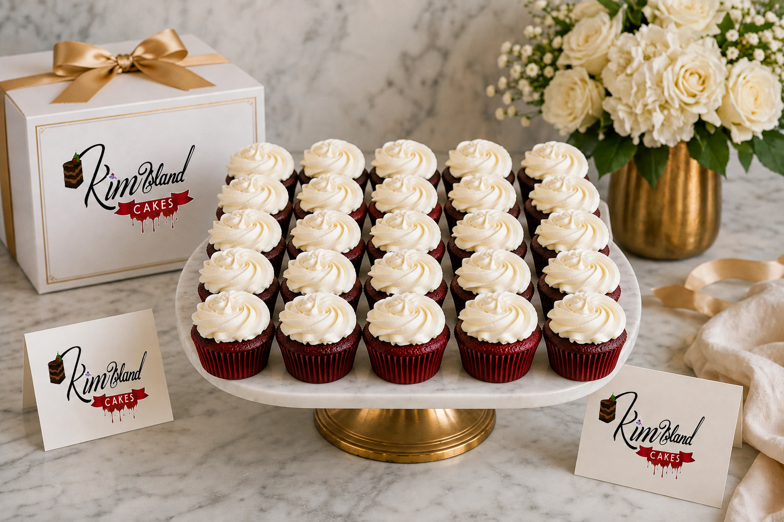 24-Pack Red Velvet Cupcakes