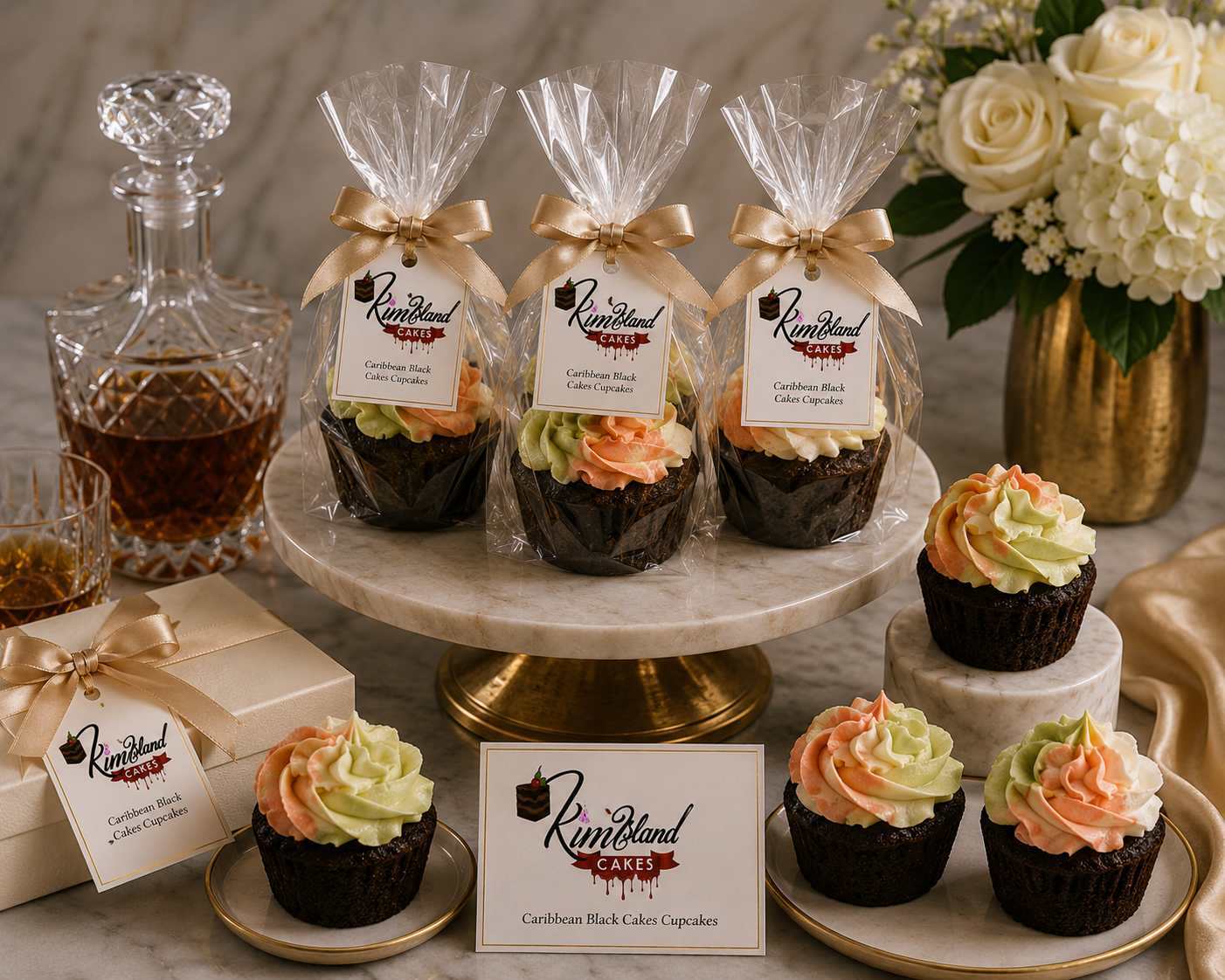 Gift Box — 6 Packaged Cupcakes
