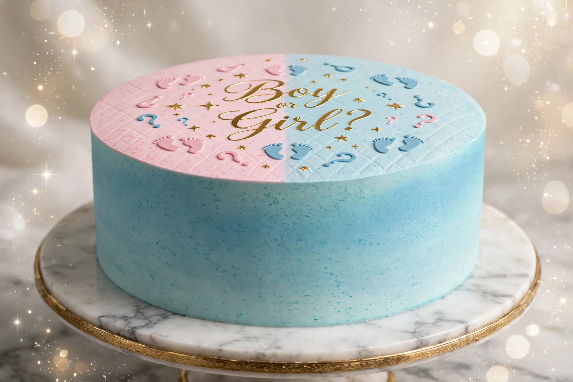 Gender Reveal Cake — Style 1