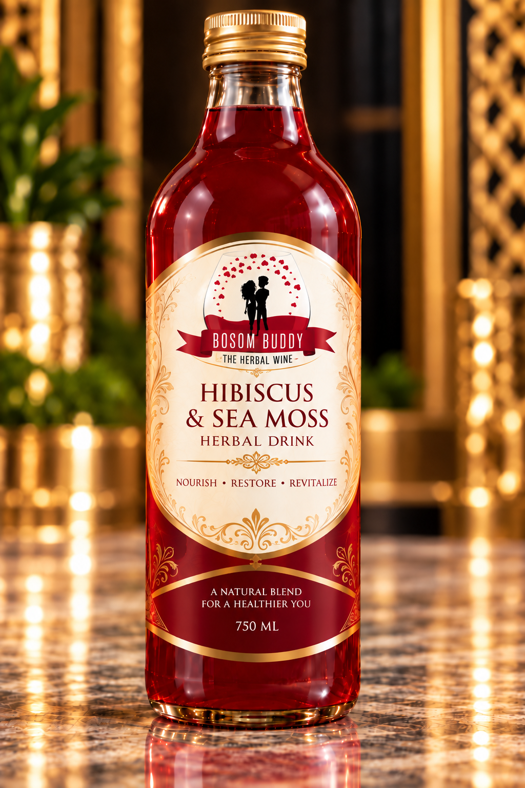 Hibiscus & Sea Moss 750ml