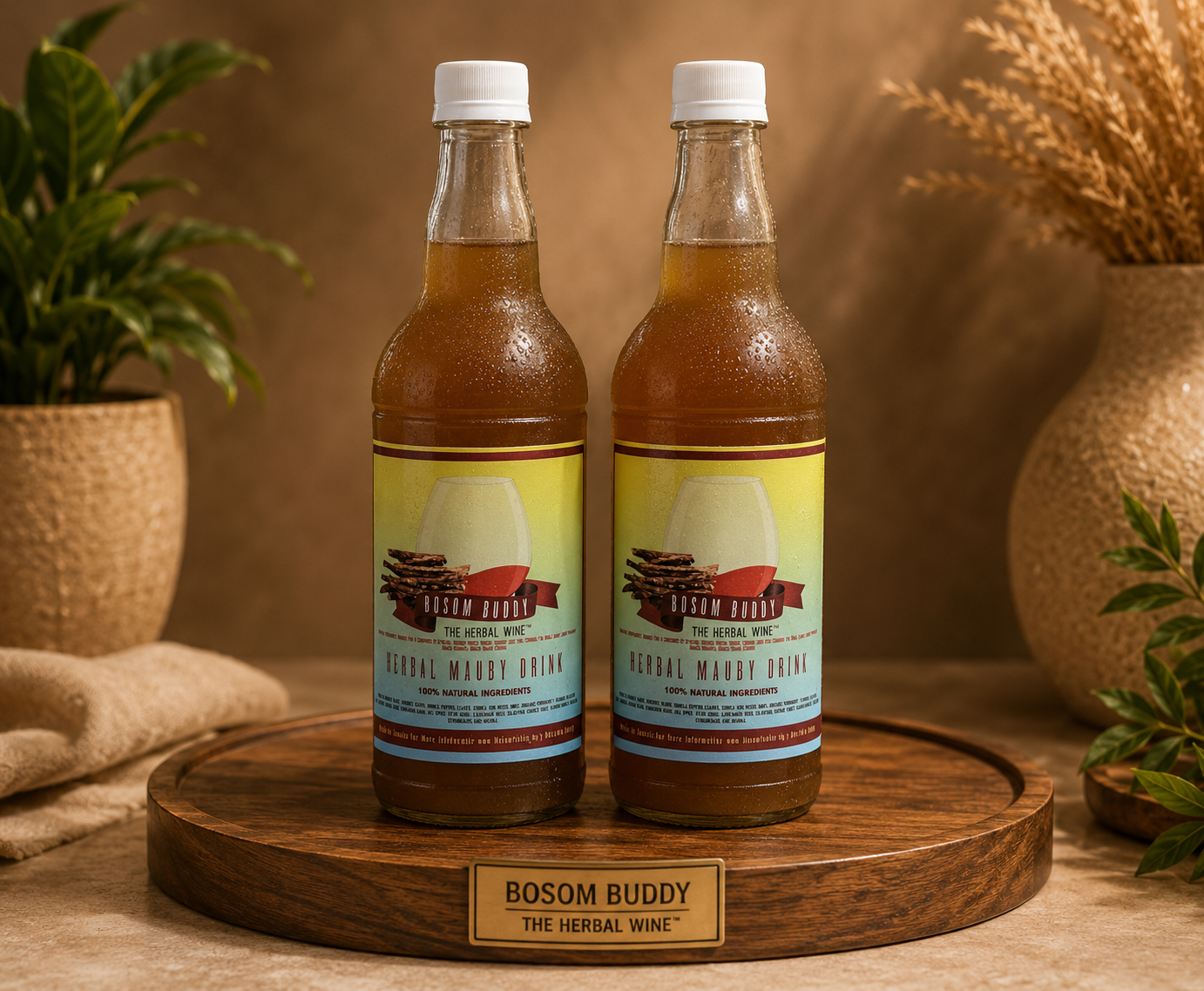 Herbal Mauby 750ml — 2-Pack